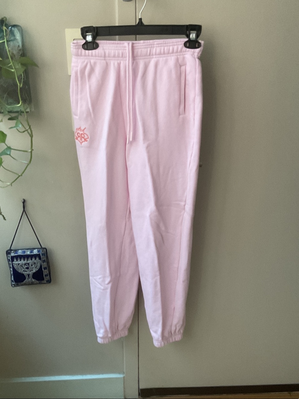 Roller Rabbit Light Pink Kids Jogger Sweatpants